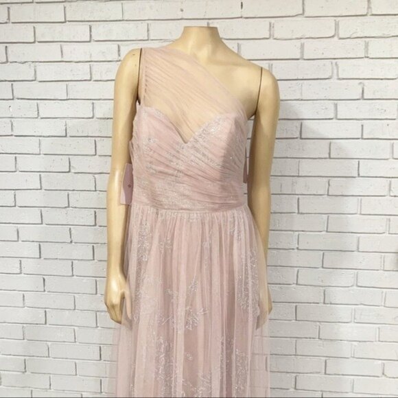 Hayley Page Women’s Phoebe Rose One-Shoulder Dress - Size 12 - Picture 3 of 13